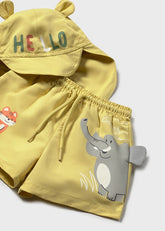 Conjunto De Baño Con Pava Tigre Mayoral detalle